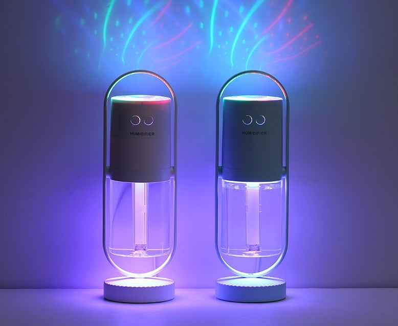 Magic Shadow™ – USB Humidifier with 3D Projection Lights | Ultrasonic Mist & Air Purifier