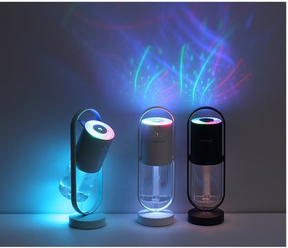 Magic Shadow™ – USB Humidifier with 3D Projection Lights | Ultrasonic Mist & Air Purifier