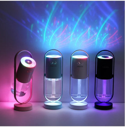 Magic Shadow™ – USB Humidifier with 3D Projection Lights | Ultrasonic Mist & Air Purifier